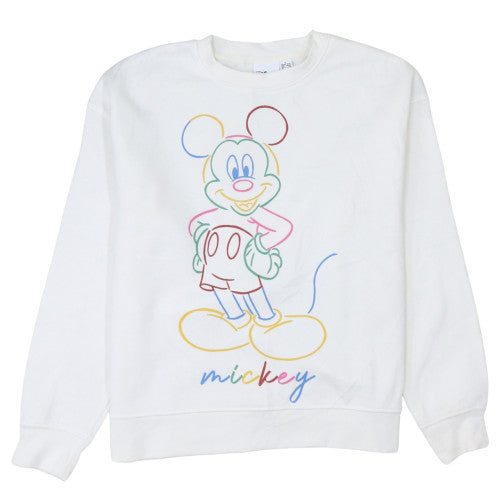 Womens UK Size S Disney White Pullover Sweatshirt