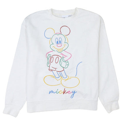 Womens UK Size S Disney White Pullover Sweatshirt