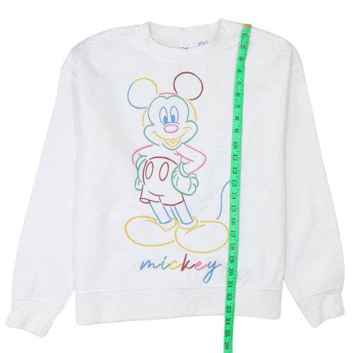 Womens UK Size S Disney White Pullover Sweatshirt