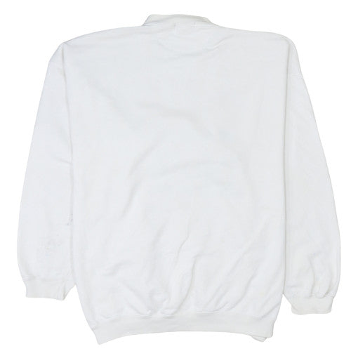 Mens UK Size S NAF NAF White Pullover Sweatshirt