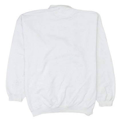 Mens UK Size S NAF NAF White Pullover Sweatshirt