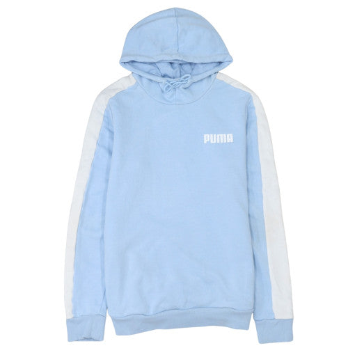 Womens UK Size M PUMA Blue Pullover Hoodie