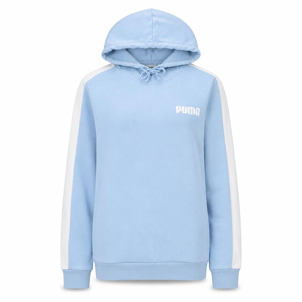 Womens UK Size M PUMA Blue Pullover Hoodie