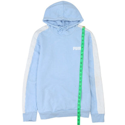 Womens UK Size M PUMA Blue Pullover Hoodie