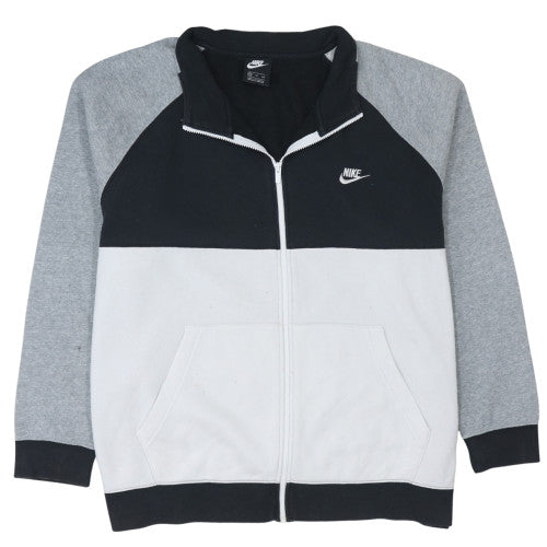 Mens UK Size 2XL Nike Black Full Zip Sweatshirt