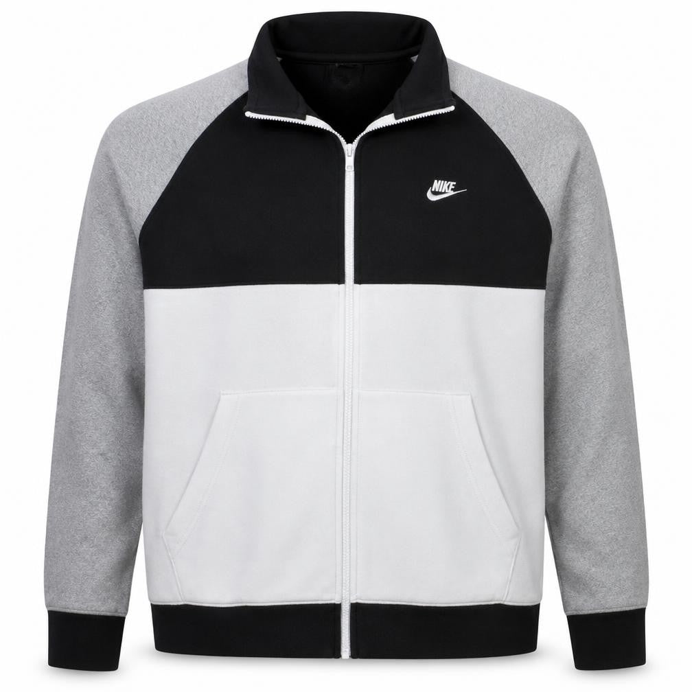 Mens UK Size 2XL Nike Black Full Zip Sweatshirt