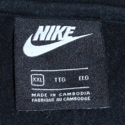 Mens UK Size 2XL Nike Black Full Zip Sweatshirt