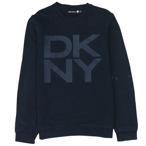 Mens UK Size M DKNY Blue Pullover Sweatshirt
