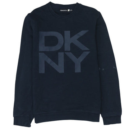 Mens UK Size M DKNY Blue Pullover Sweatshirt