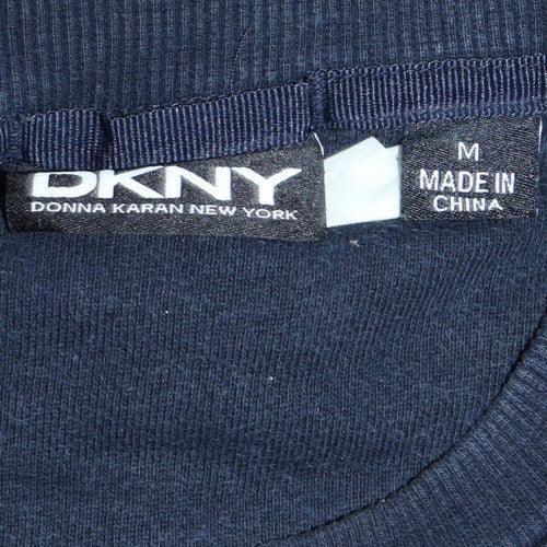 Mens UK Size M DKNY Blue Pullover Sweatshirt