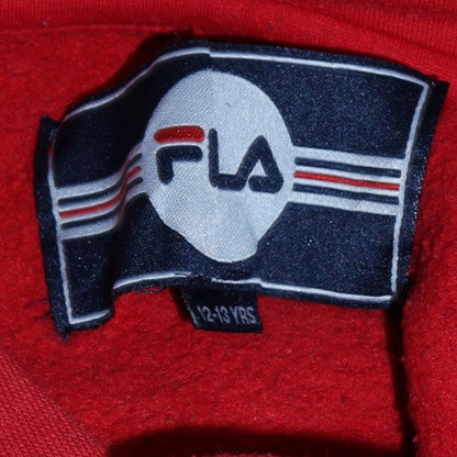 Teens UK Size 14 Slim FILA Multicoloured Pullover Hoodie