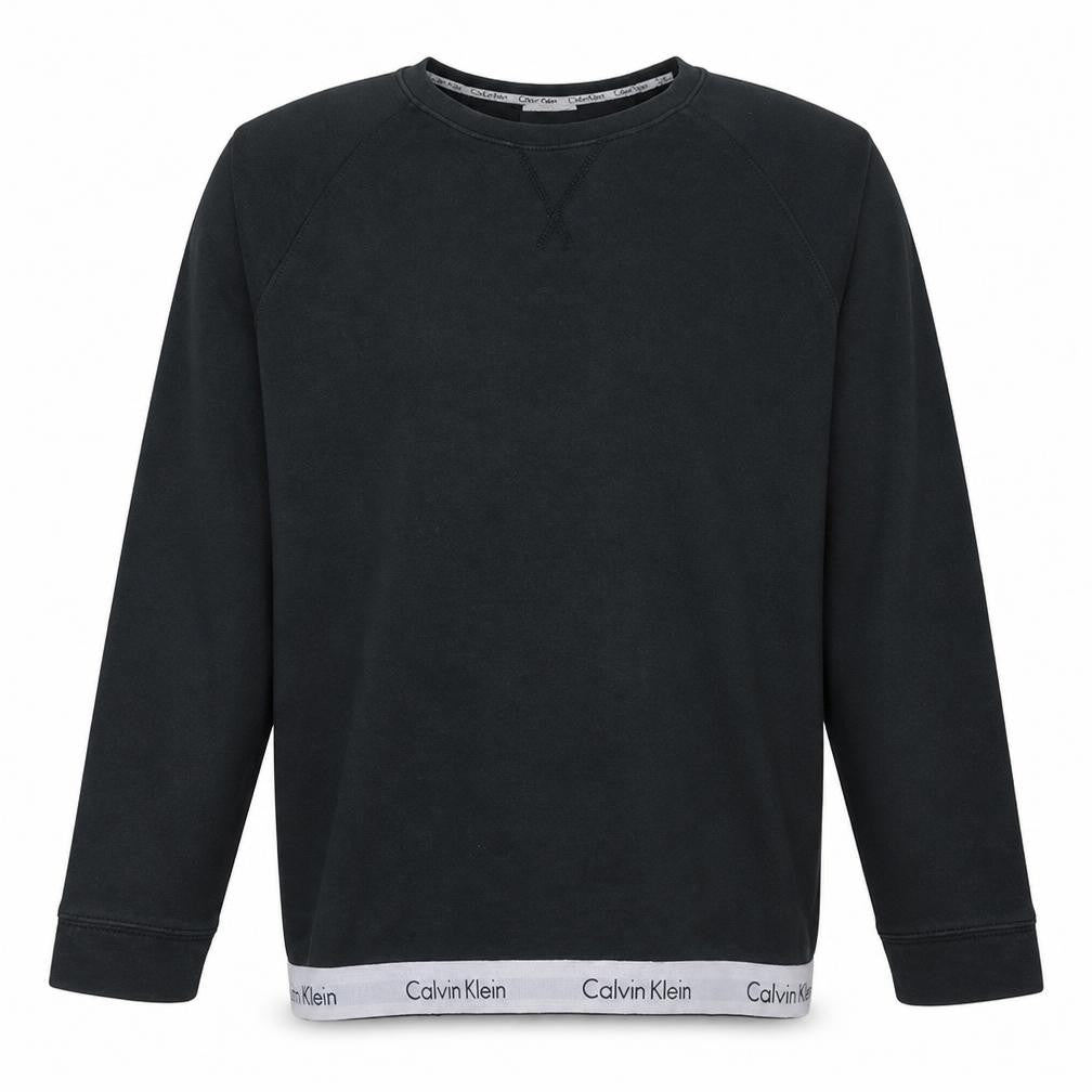 Mens UK Size L Calvin Klein Black Pullover Sweatshirt