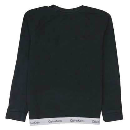 Mens UK Size L Calvin Klein Black Pullover Sweatshirt