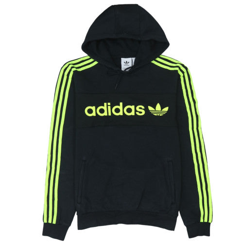 Mens UK Size S adidas Black Pullover Hoodie