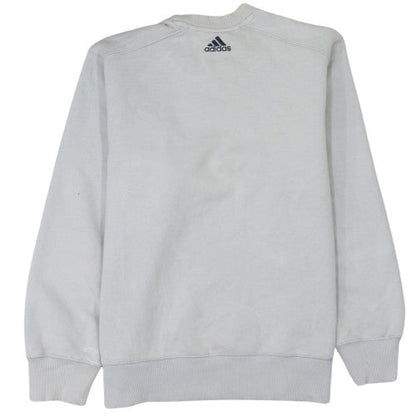 Mens UK Size L adidas White Pullover Sweatshirt
