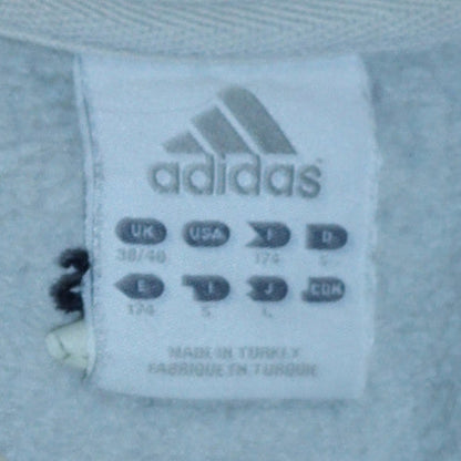 Mens UK Size L adidas White Pullover Sweatshirt