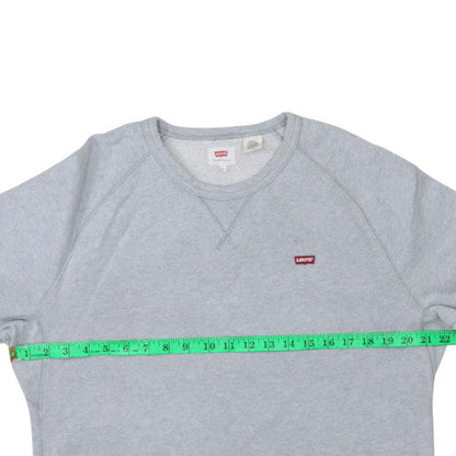 Mens UK Size M Levi's Grey Pullover Sweatshirt