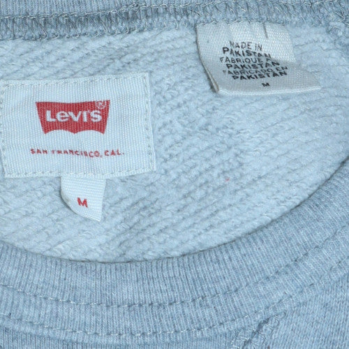 Mens UK Size M Levi's Grey Pullover Sweatshirt
