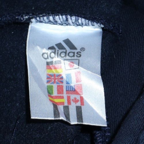 Mens UK Size 2XL adidas Blue Full Zip Hoodie