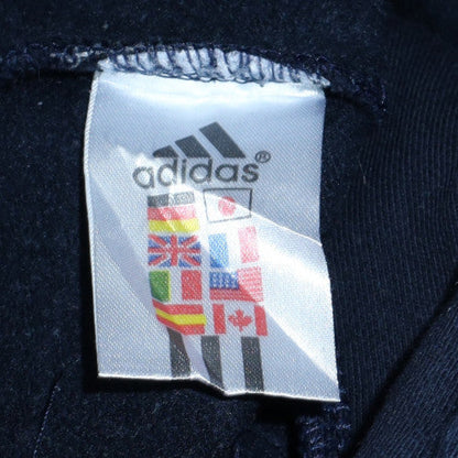 Mens UK Size 2XL adidas Blue Full Zip Hoodie