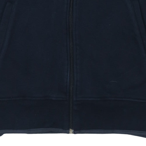 Mens UK Size 2XL adidas Blue Full Zip Hoodie