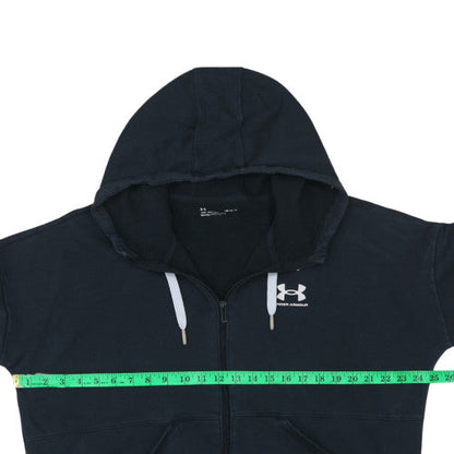 Mens UK Size L Under armour Black Full Zip Hoodie