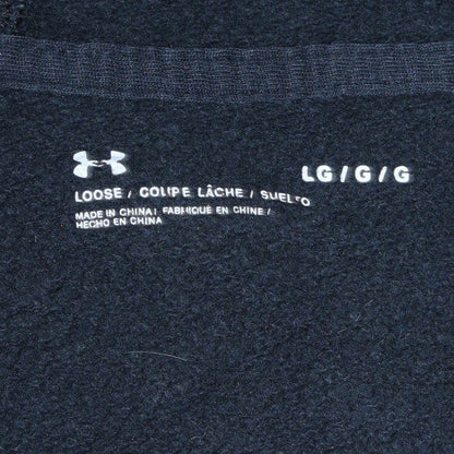 Mens UK Size L Under armour Black Full Zip Hoodie