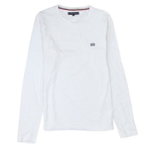 Mens UK Size M Tommy Hilfiger White Pullover Sweatshirt