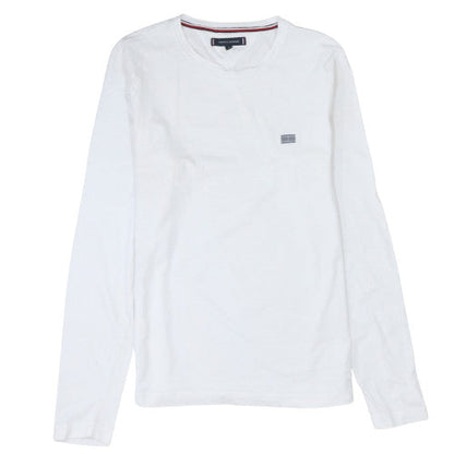 Mens UK Size M Tommy Hilfiger White Pullover Sweatshirt