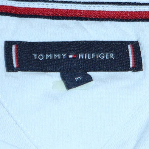 Mens UK Size M Tommy Hilfiger White Pullover Sweatshirt