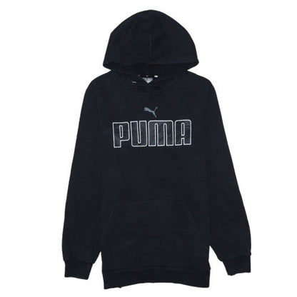 Mens UK Size S PUMA Black Pullover Hoodie