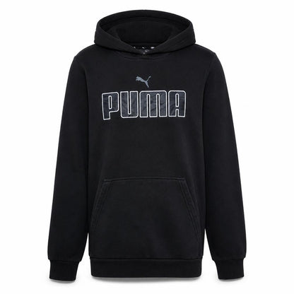 Mens UK Size S PUMA Black Pullover Hoodie
