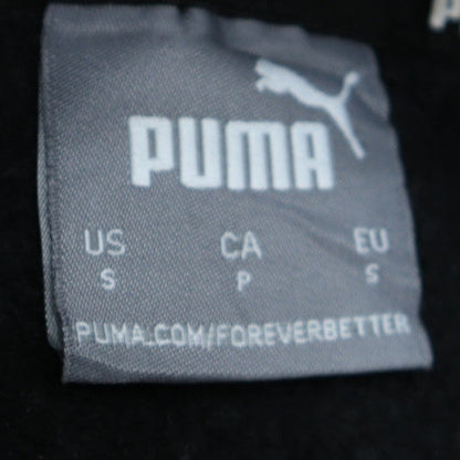 Mens UK Size S PUMA Black Pullover Hoodie