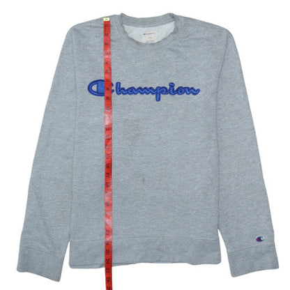 Mens UK Size L Champion Grey Pullover Sweatshirt