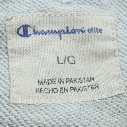 Mens UK Size L Champion Grey Pullover Sweatshirt