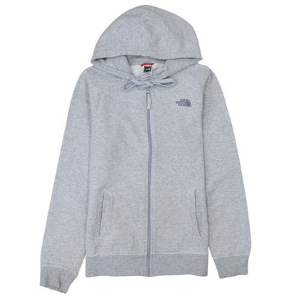 Womens UK Size S The North Face Grey Full Zip Hoodie