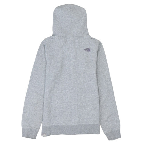 Womens UK Size S The North Face Grey Full Zip Hoodie