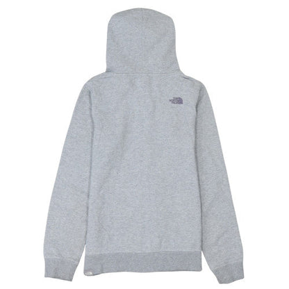 Womens UK Size S The North Face Grey Full Zip Hoodie
