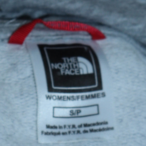 Womens UK Size S The North Face Grey Full Zip Hoodie