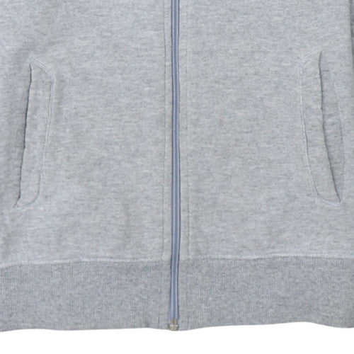 Womens UK Size S The North Face Grey Full Zip Hoodie