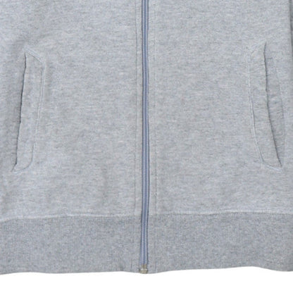Womens UK Size S The North Face Grey Full Zip Hoodie