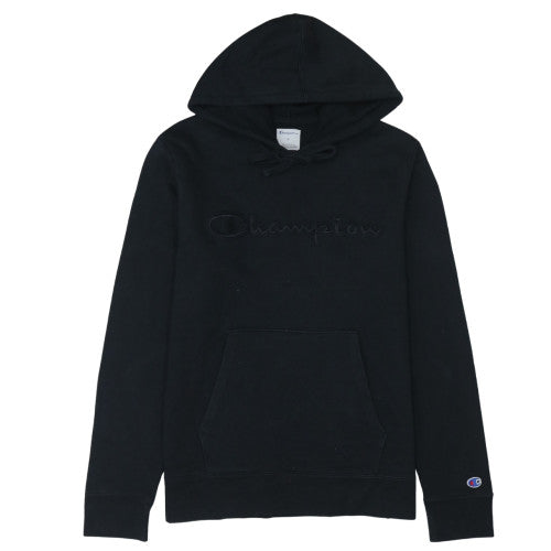 Mens UK Size M Champion Black Pullover Hoodie