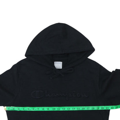 Mens UK Size M Champion Black Pullover Hoodie