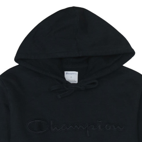 Mens UK Size M Champion Black Pullover Hoodie