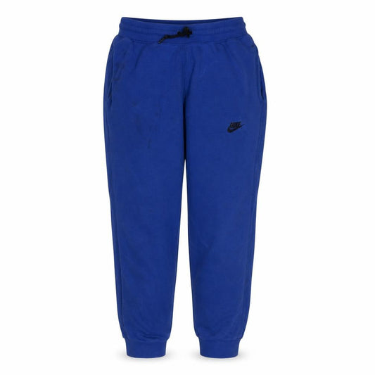 Nike Men's Blue Jogger Trousers Size S Cotton Tapered Fit