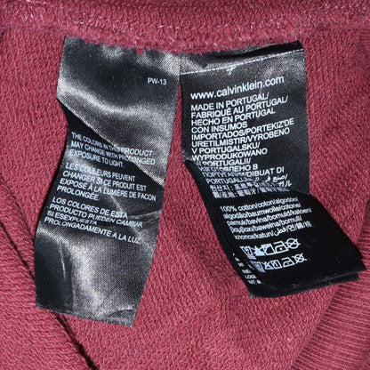 Mens UK Size M Calvin Klein Jeans Red Pullover Sweatshirt