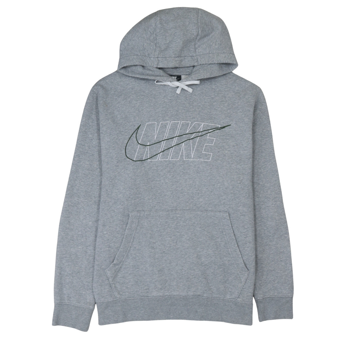 Mens UK Size L Nike Grey Pullover Hoodie