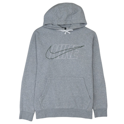 Mens UK Size L Nike Grey Pullover Hoodie