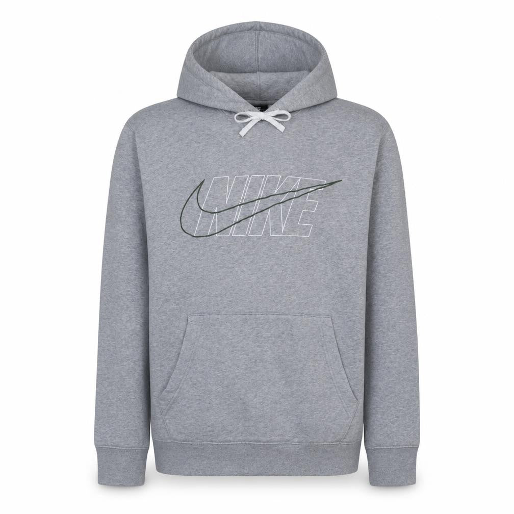 Mens UK Size L Nike Grey Pullover Hoodie