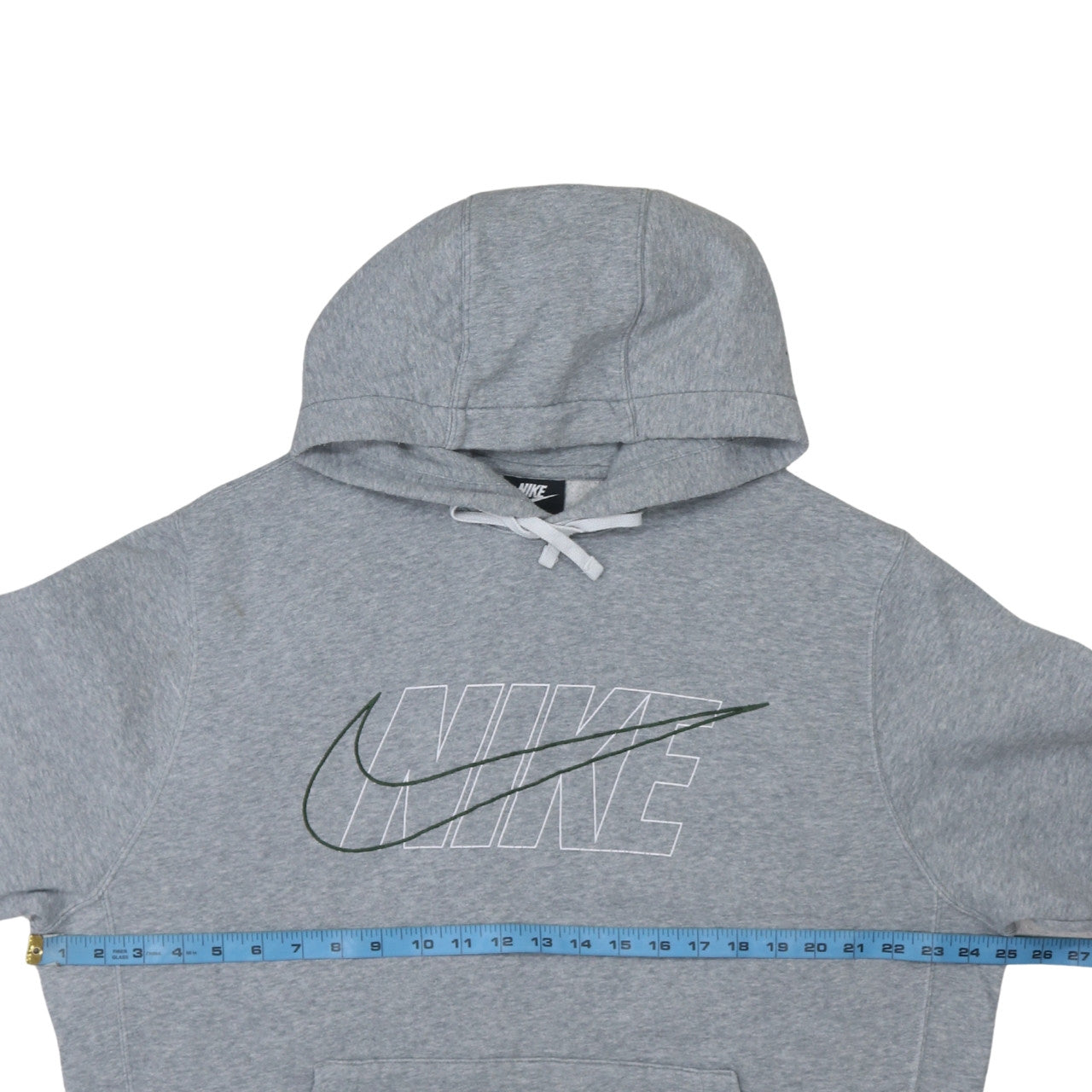 Mens UK Size L Nike Grey Pullover Hoodie